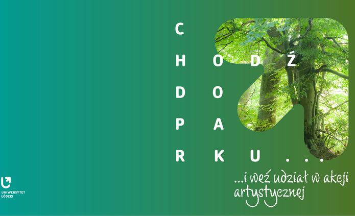 Grafika "chodź do parku"